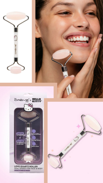The Creme Shop x Kitty Love Quartz Facial Massage Roller