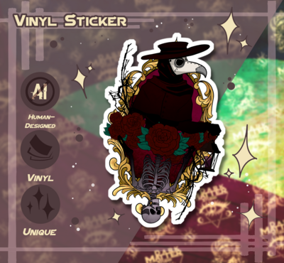 6 Feet Back or 6 Feet Under | Vinyl Stickers