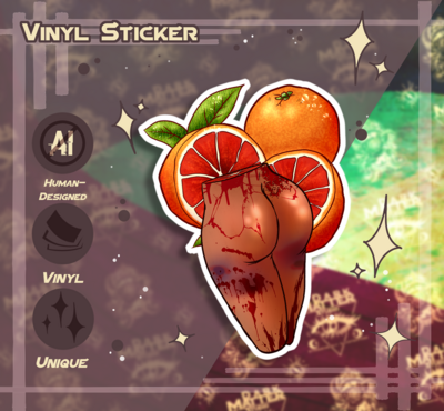 ACF 🩸 Blood Orange 🍊 | Vinyl Stickers