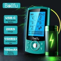 Belifu TENS + EMS 24-in-1 Muscle Stimulator – Rechargeable Pain Relief Device for Back, Neck, Arthritis, Carpal Tunnel & More  - Thumbnail 4
