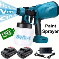 BELITA AMY High-Pressure HVLP Paint Sprayer – Electric Airless Spray Gun with 3 Patterns, 27oz Container, 6000mAh Rechargeable Battery  - Thumbnail 4