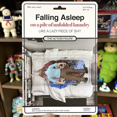 Asleep On Clean Laundry (Male)