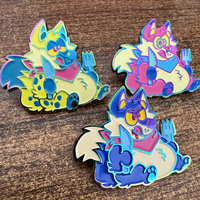 Hungry Critter Enamel Pins - Thumbnail 1