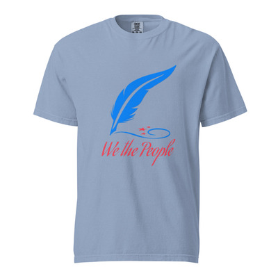 We The People Unisex 100% Cotton Heavyweight Soft Breathable T-Shirt Social Justice Activism Activist Political Statement Graphic Tees