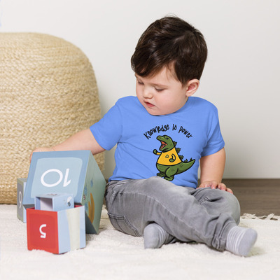 Knowledge is power Toddler Short Sleeve Tee