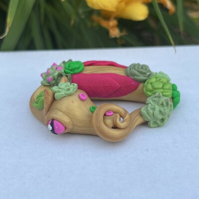 Rosetta the Sleepy Succulent Dragon