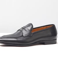 Men's casual leather shoes breathable slip-on genuine leather soft sole loafers 2 colors - Thumbnail 3