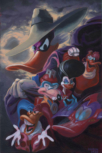 Darkwing Duck #1 - ORIGINAL PAINTED COVER