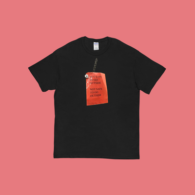 Not Save To Go Outside T Shirt Black