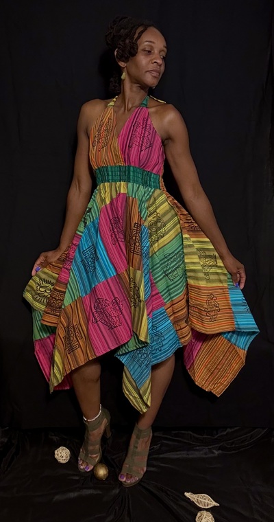 Kaleidoscope Dreamer Halter Dress 1