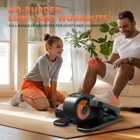 Portable Under Desk Elliptical – Quiet Seated Pedal Exerciser with 12 Speed Levels & Remote  - Thumbnail 2