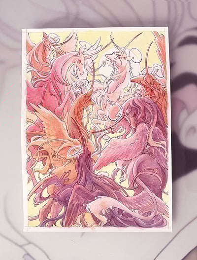 Original watercolour art: 'ascension'