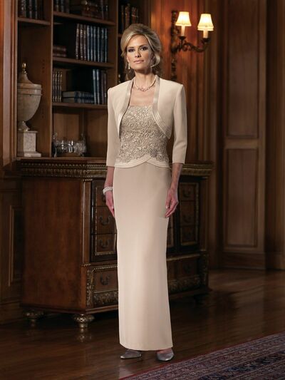 Elegant Mermaid with Jacket Mother Of The Bride/ Groom Dresses Formal Evening Dress