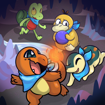 Mystery Dungeon Mini Print