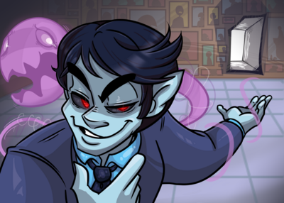 Mr Death Medium Print