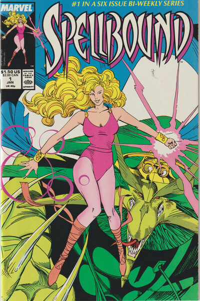 Marvel comics spellbound set of three comics 1-3 (1987) louise simonson