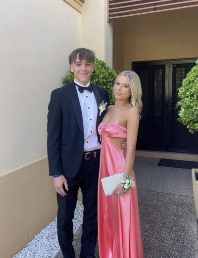 Charming Sweetheart Pink Backless Long Prom Dress For Girls