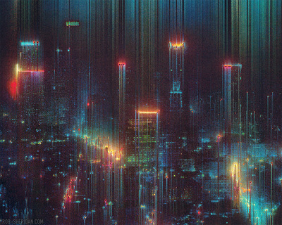 dystopika 001 - small giclée print - 10" x 8"
