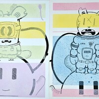 Painting by Mou Kahami “I really f@cked  it up this time, didn’t I my dear?" - Thumbnail 7