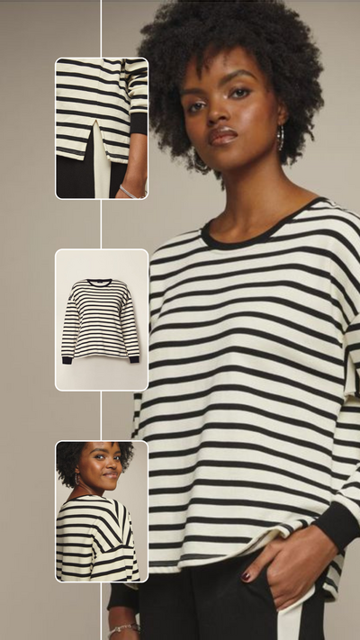 Striped Sweatshirt - FINAL SALE