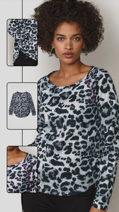 Contrast Stitch Animal Pullover - FINAL SALE