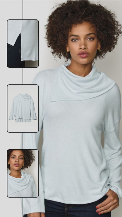 Side Collar Top - FINAL SALE