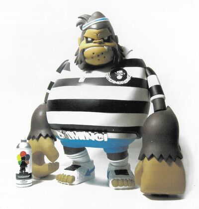 ArTToy by Tim Tsui "Da Minci Ver.Blue & Black 2007-08"