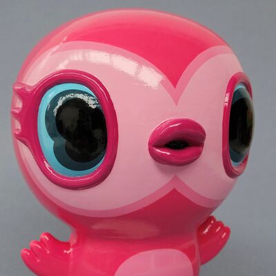 Arttoy "pink little bird" by hiroshi yoshii - Thumbnail 1