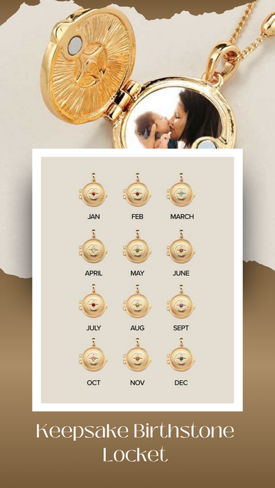 Keepsake Birthstone Locket - FINAL SALE
