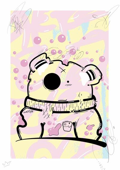 Oversize Print by Mou Kahami "There's no way I could save you "