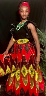 Sahara Sunset Skirt w/ Headwrap & Purse