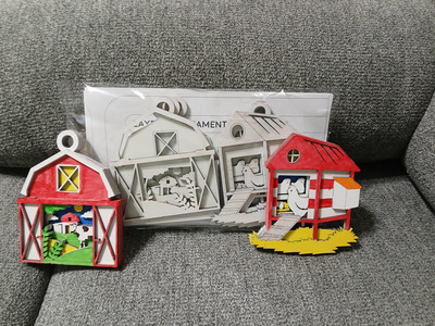 #146 Chicken Coop & Barn Craft Kit