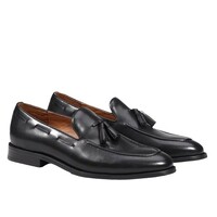 Men's business casual handmade genuine leather shoes tassel loafers 2 colors - Thumbnail 1