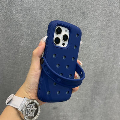 Shoe With Hole Pattern Case For iPhone 16 15 14 SG604