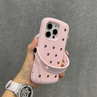 Shoe With Hole Pattern Case For iPhone 16 15 14 SG604 - Thumbnail 2