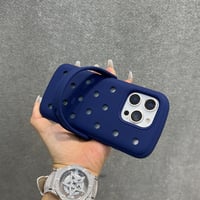 Shoe With Hole Pattern Case For iPhone 16 15 14 SG604 - Thumbnail 3