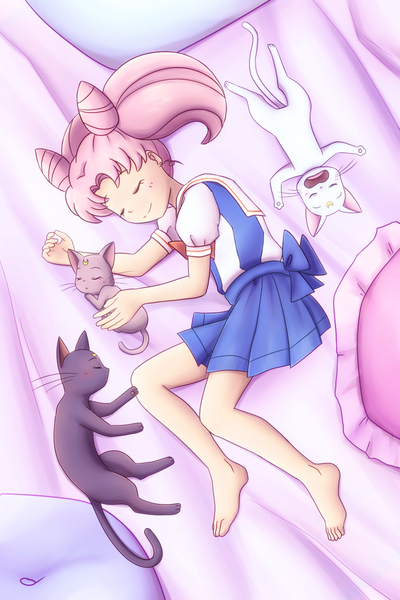 Chibiusa and cats Print