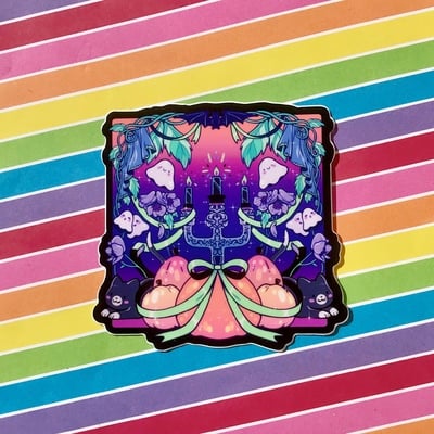 3 x 3 halloween sticker - Thumbnail 1