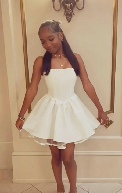 Cute A Line Homecoming Dress Short