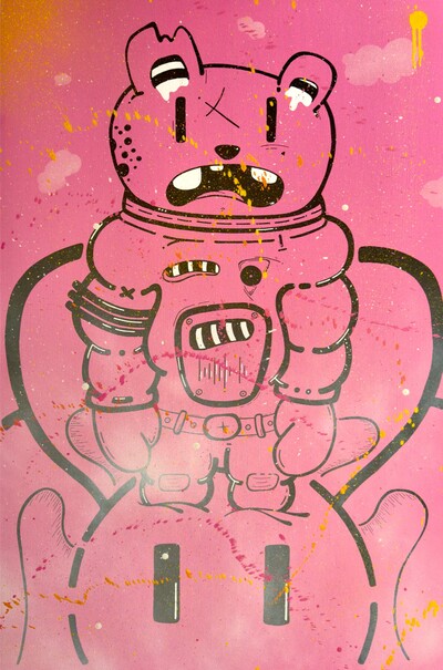 Painting by Mou Kahami “I really f@cked it up this time, didn’t I my dear?"