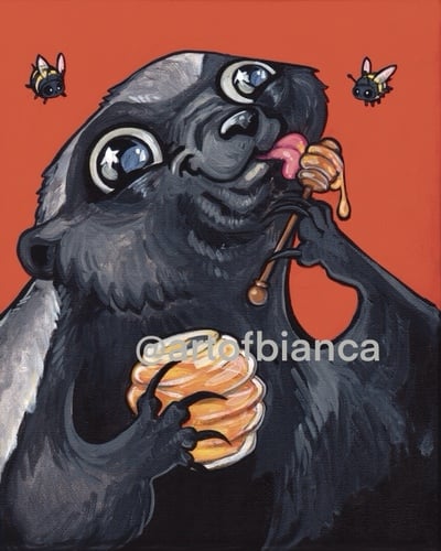 Sweet Honey Badger 8x10 Print