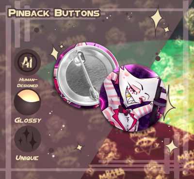 Angel Dust, the Spider in the Kinky Boots | Pinback Buttons