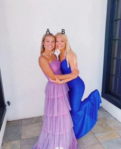 Chic A Line Formal Long Graduation Evening Dresses