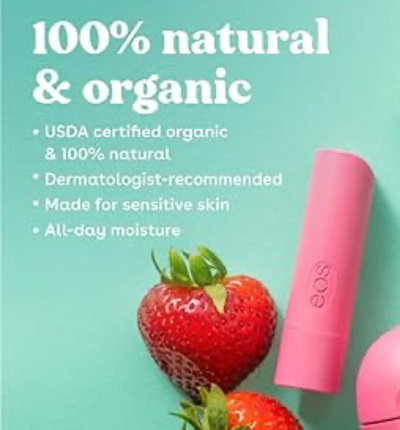 Strawberry Banana EOS Shea Lip Balm