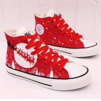 Christmas hand-painted shoes - Thumbnail 3