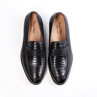 Gentleman's loafers leather shoes wedding dinner formal shoes 2 colors - Thumbnail 5