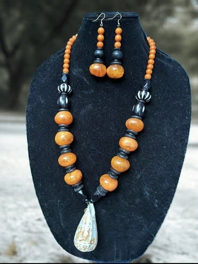 Tropical Sunset Necklace Set