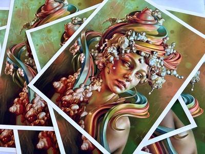 "Dolce Sorbet" limited edition print by Molly Gruninger x AEA prints