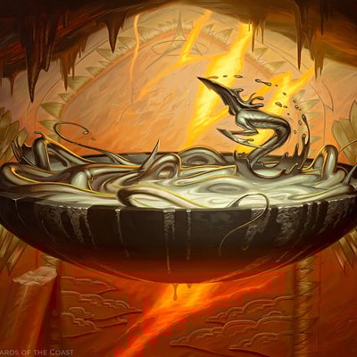 Thrumming hivepool - print, mtg edge of eternities - Thumbnail 1