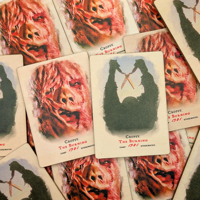 Cropsy - The Burning - Horror Movie - Custom Wooden Trading Card
